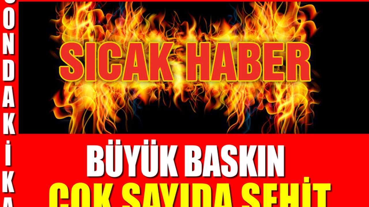 Son dakika... PKK Şırnak'ta saldırdı