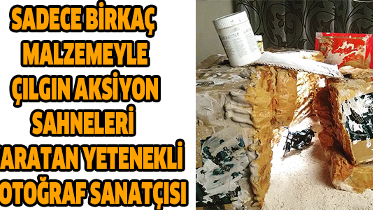 Sadece Birkaç Malzemeyle Çılgın Aksiyon Sahneleri Yaratan Yetenekli Fotoğraf Sanatçısı