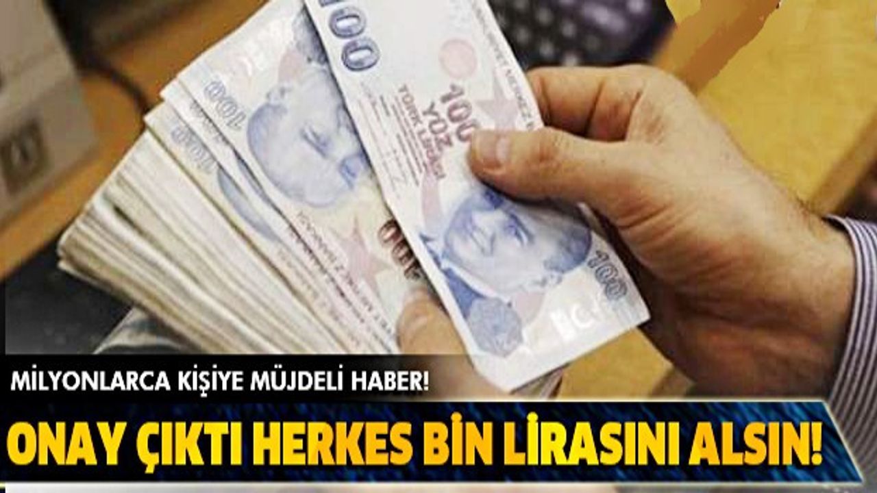 MİLYONLARCA KİŞİYE MÜJDE..! PARANIZI ALMAYI SAKIN UNUTMAYIN...