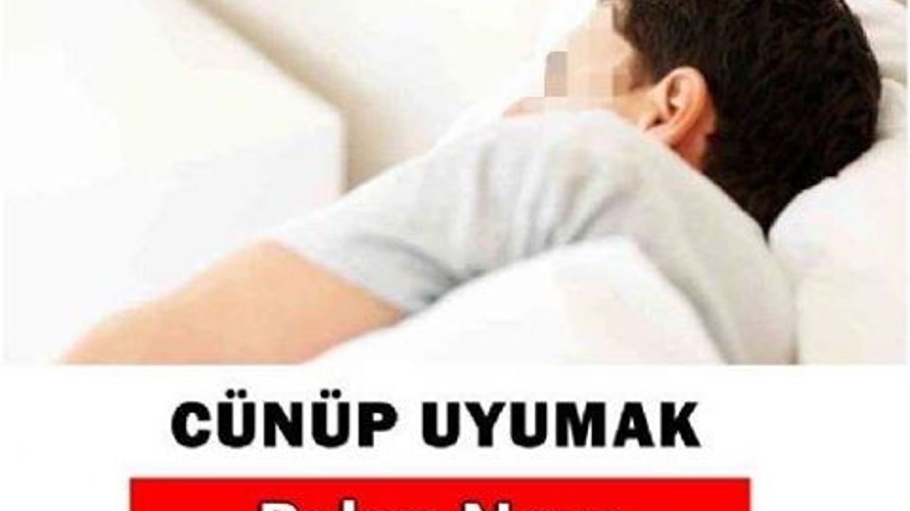 Cünüp Olarak Uyumak Bakın Neye Sebep Oluyor!