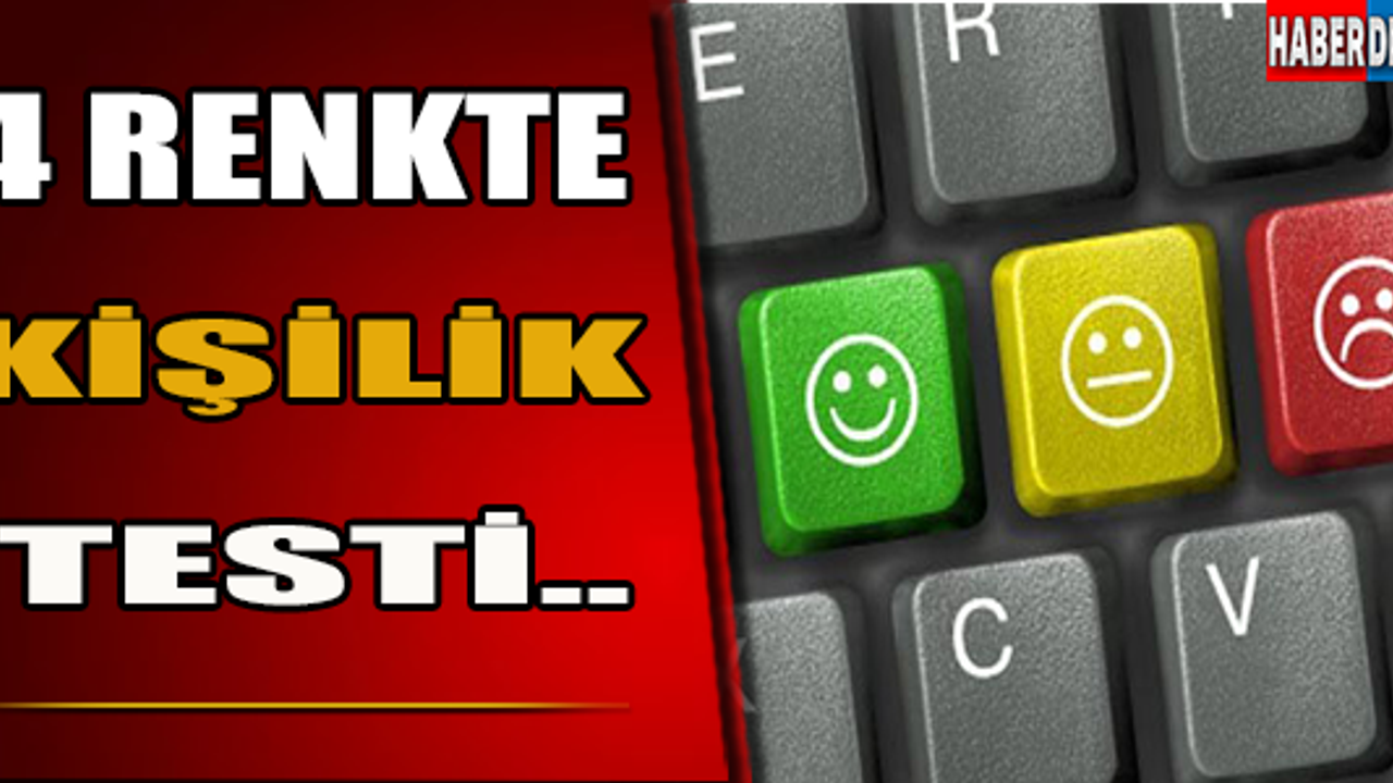 4 Renkte Kişilik Testi..
