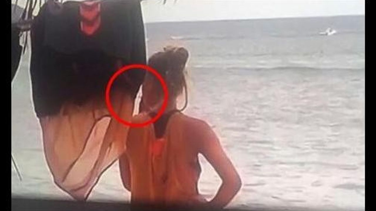 SURVİVOR YARIŞMACISI ÖYLE BİR  YAKALANDI!