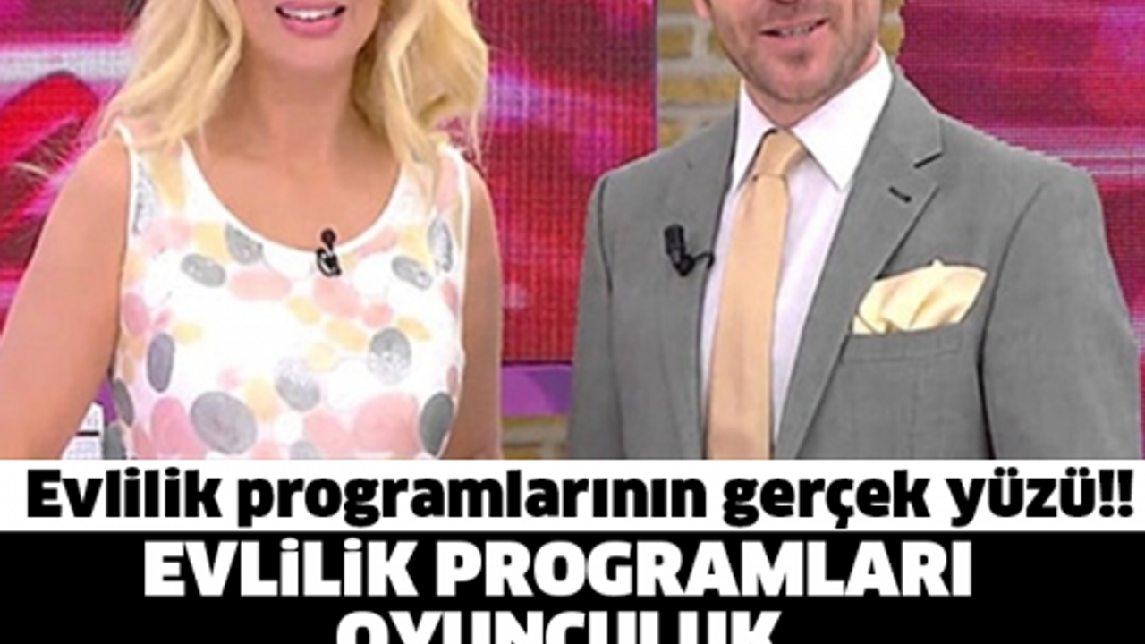 EVLİLİK PROGRAMLARI OYUNCULUK ÜZERİNE KURULU DİYEREK İSTİFA ETTİ VE GERÇEKLERİ ANLATTI!!