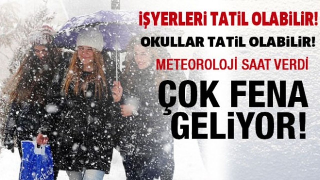 METEOROLOJİ GÜNLERCE UYARDI! SICAK HAVALARA ALDANMAYIN DONACAĞIZ! KAR GELİYOR...