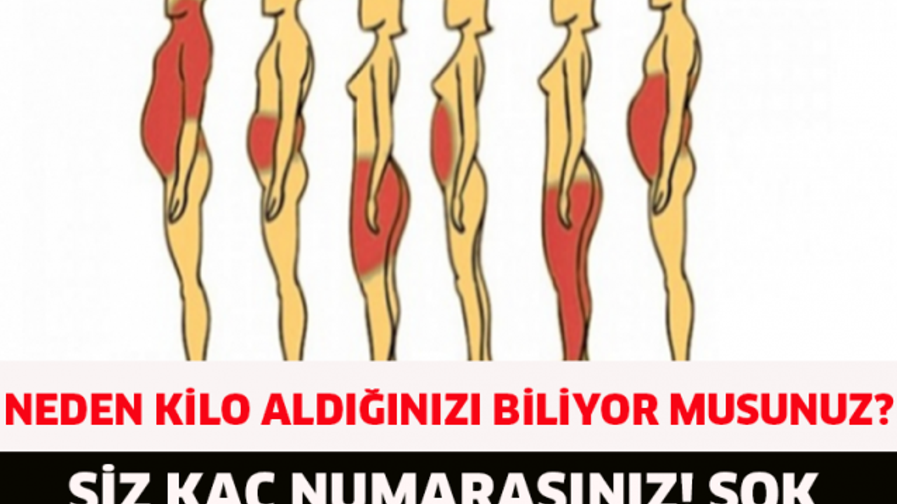 Uzmanlar açıkladı! İşte kilo almanızın nedeni