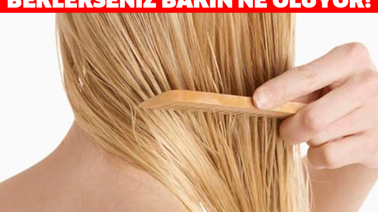 SAÇINIZA UN SERPİP 5 DAKİKA BEKLERSENİZ BAKIN NE OLUYOR!