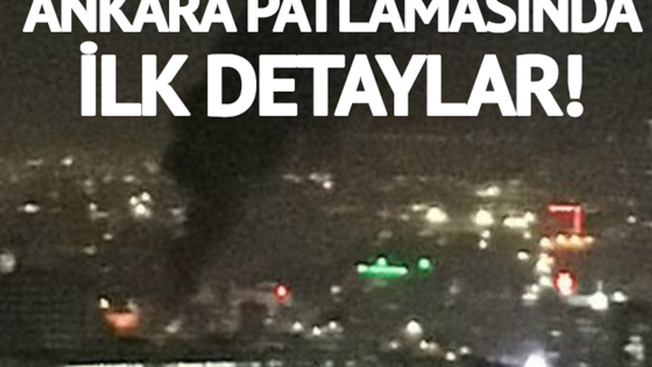 Ankara'da çok şiddetli patlama! Her yerden ambulans sesleri geliyor...
