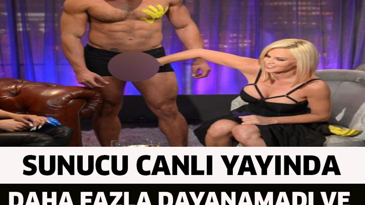 ÜNLÜ SUNUCU CANLI YAYINDA KENDİNE HAKİM OLAMADI VE ADAMIN....