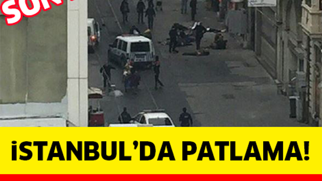İSTANBUL'DA PATLAMA! ÇOK SAYIDA YARALI VAR... SON DAKİKA!