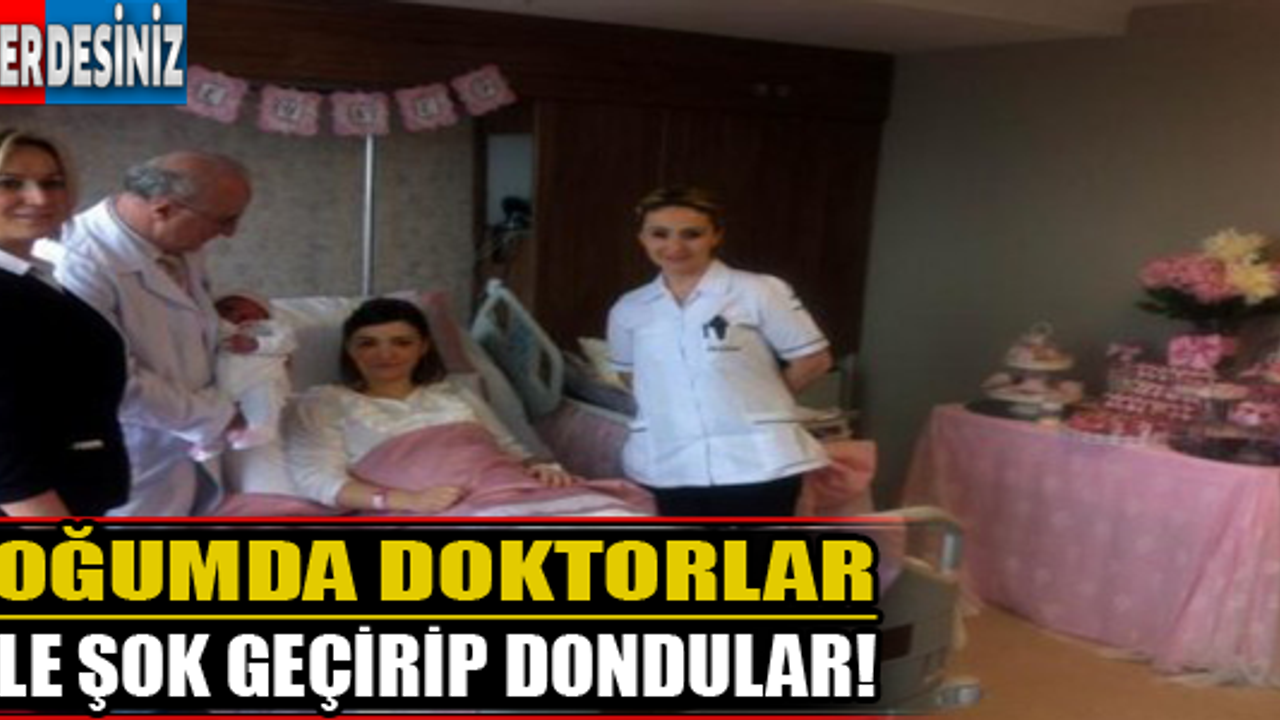 Doğumda doktorlar bile şok geçirip dondular!
