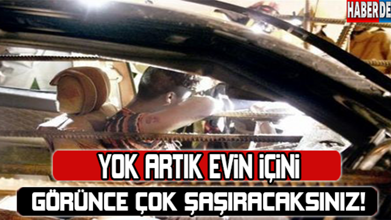 EVİN İÇİNİ GÖRÜNCE DONUP KALACAKSINIZ! FİLM SAHNESİ DEĞİL GERÇEK!