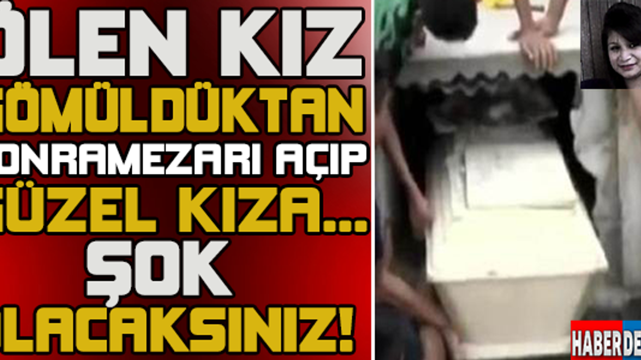 Mezardan sesler gelince...