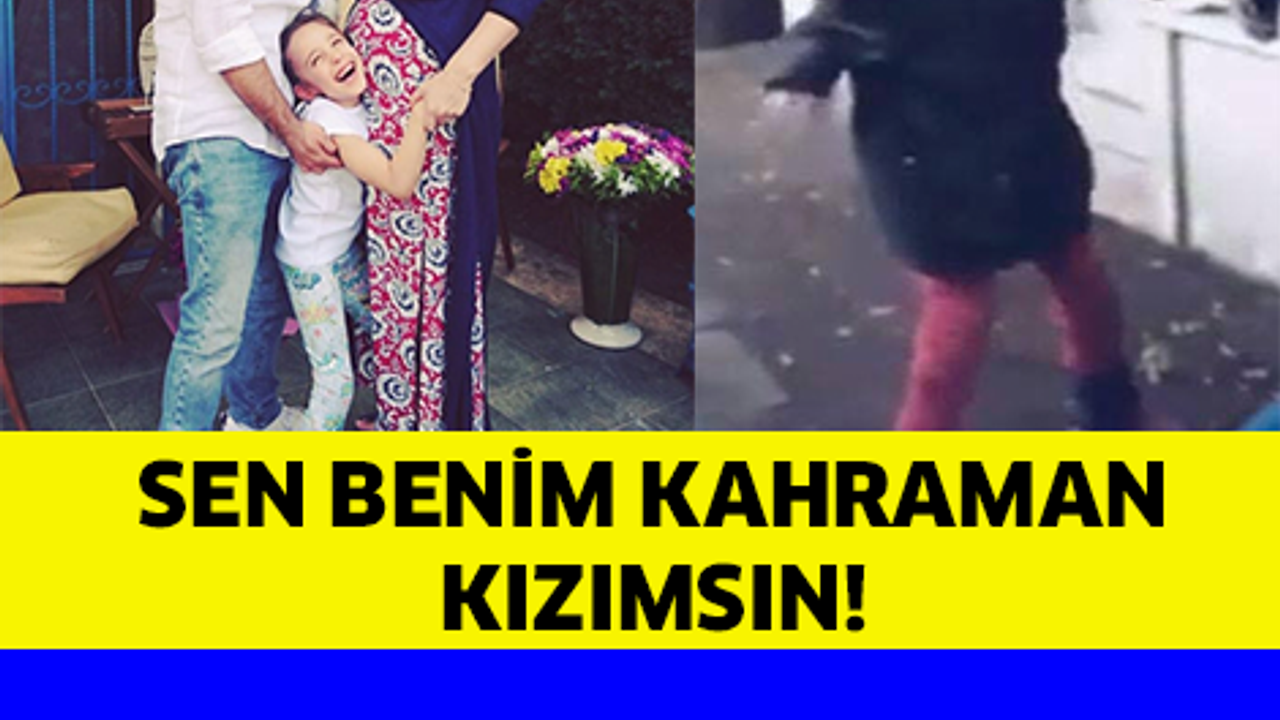 ‘Sen benim kahraman kızımsın’ Kızının son hali sevenlerini perişan etti!