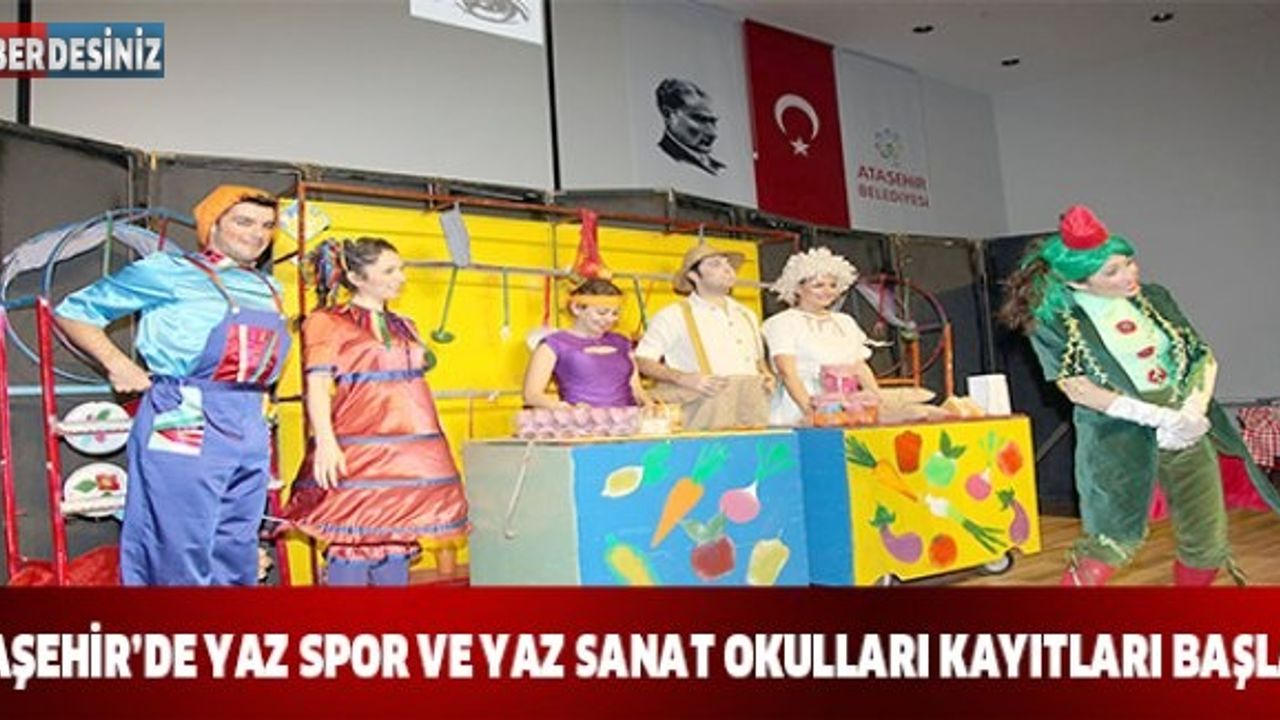 Ataşehir’de Yaz Spor ve Yaz Sanat Okulları kayıtları başladı
