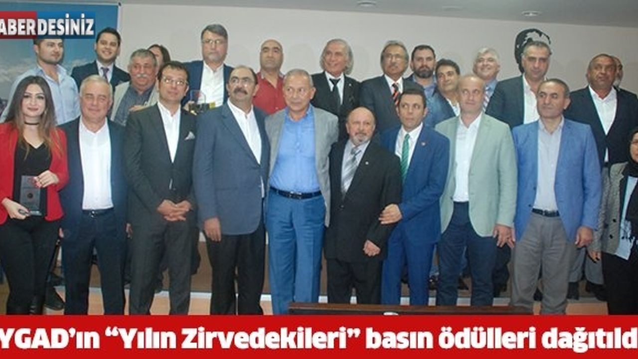 İYGAD’ın “Yılın Zirvedekileri” basın ödülleri dağıtıldı!