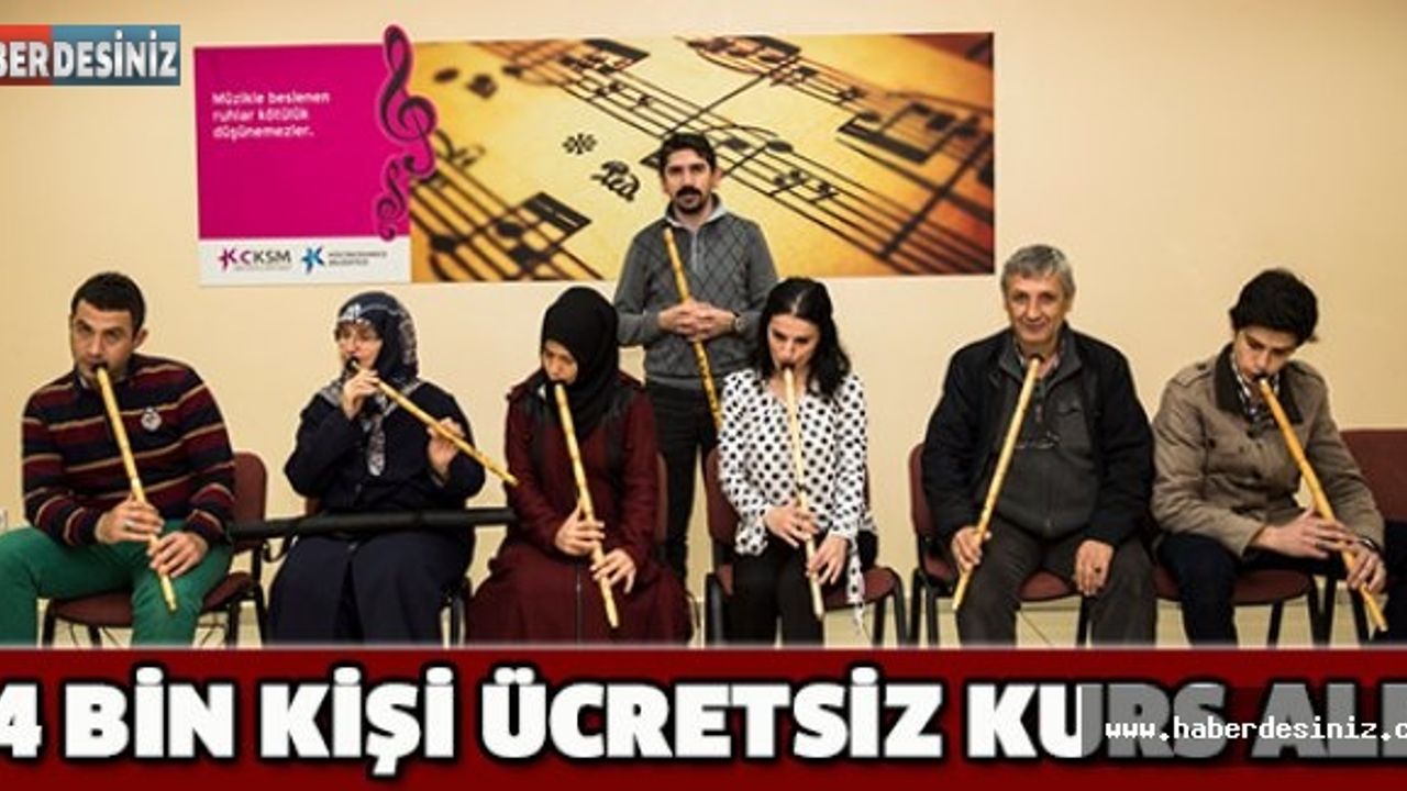 14 bin kişi ücretsiz kurs aldı