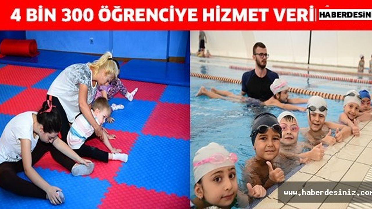 4 BİN 300 ÖĞRENCİYE HİZMET VERİLİYOR