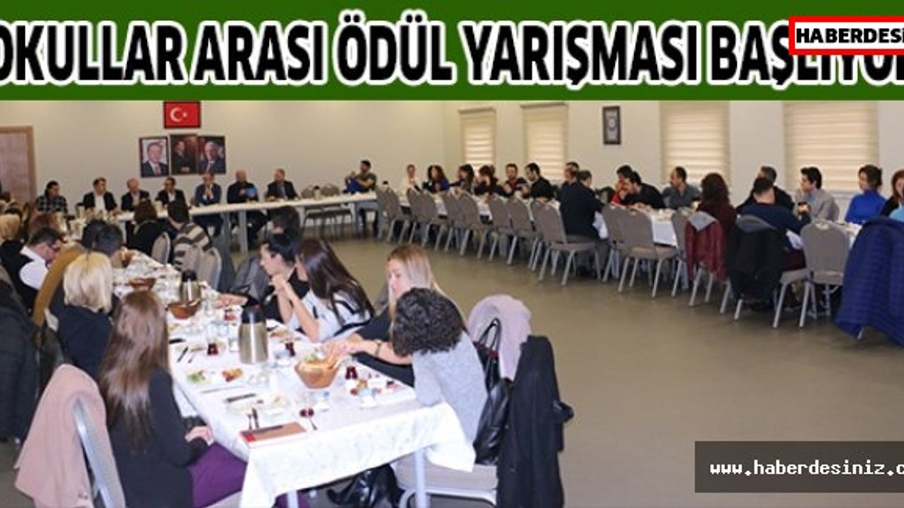 Okullar arası ödül yarışması başlıyor