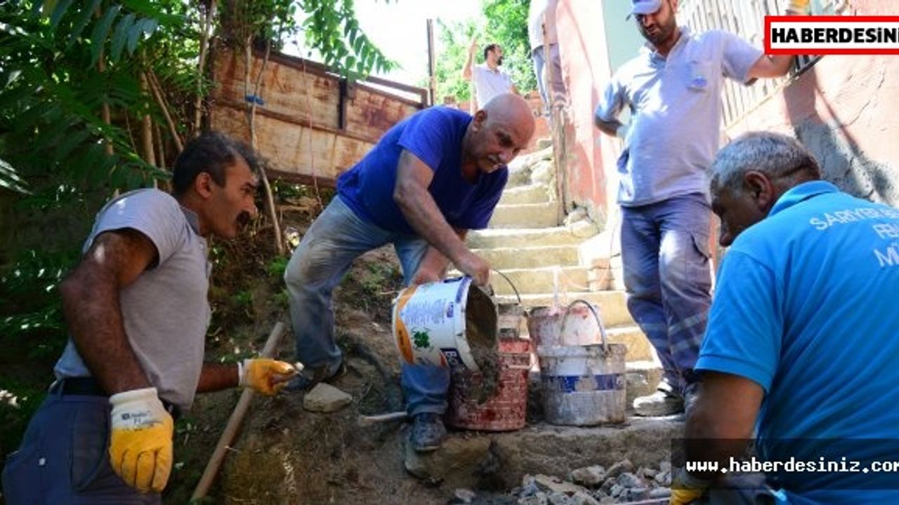 Sarıyer’de Alt ve Üst Yapı Çalışmaları Hızlandı