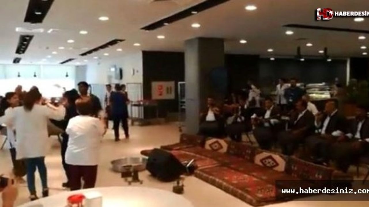 Adana Şehir Hastanesi'nde düzenlenen sıra gecesi sosyal medyada gündem oldu