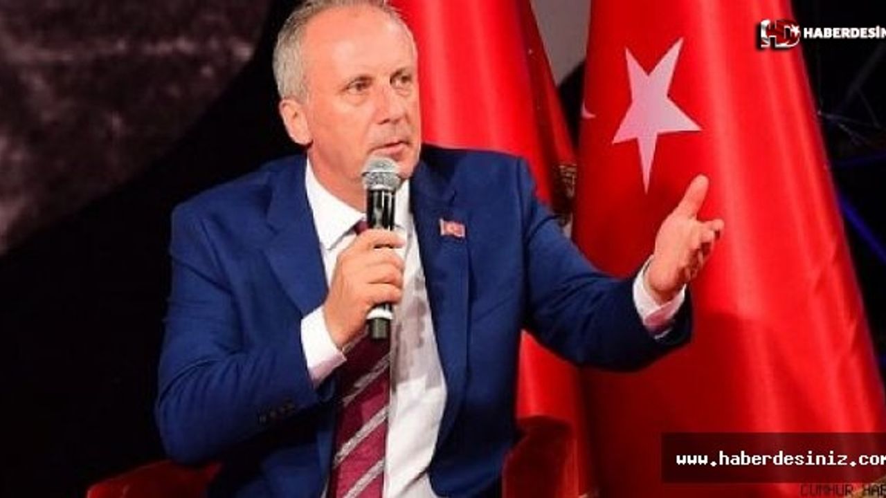 Muharrem İnce'den Süleyman Soylu'ya 'pejmürde' tepkisi