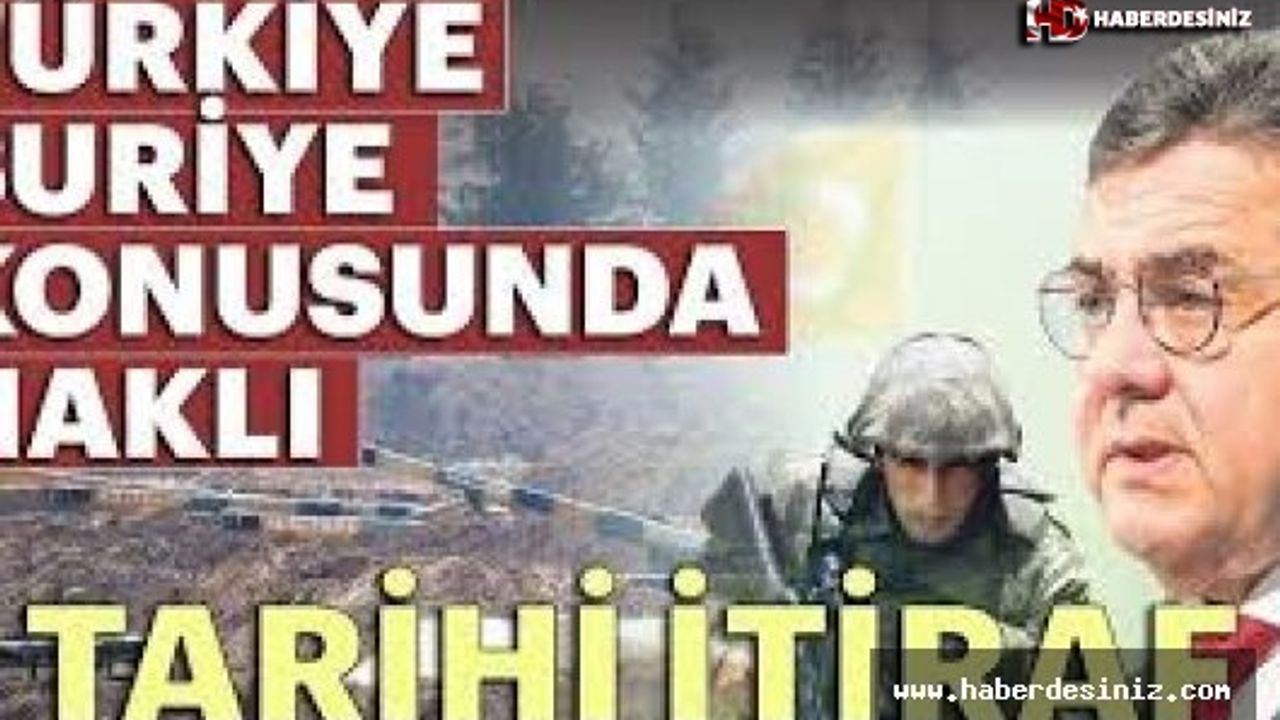 Alman siyasetçiden tarihi Suriye itirafı "Keşke Türkleri dinleseydik".