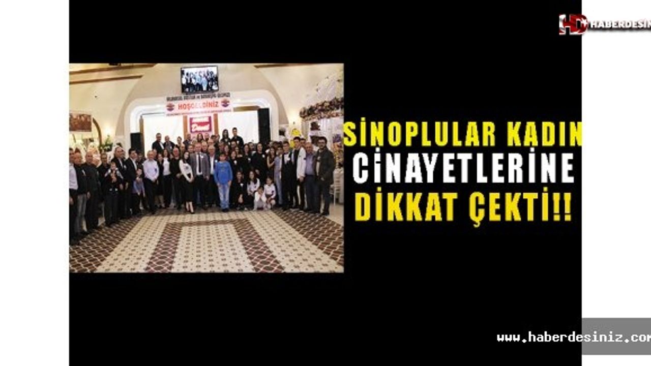 Sinoplular Kadın Cinayetlerine Dikkat Çekti.