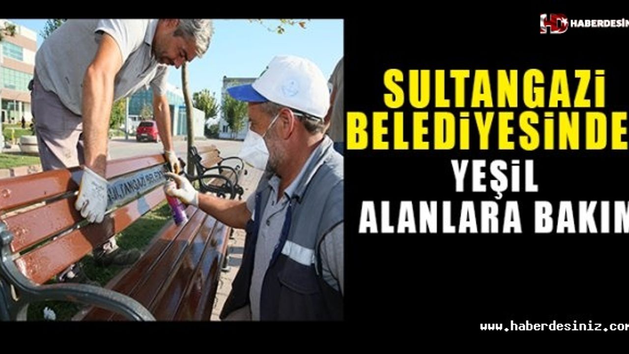 Sultangazi Belediyesi'nden Yeşil Alanlara Bakım