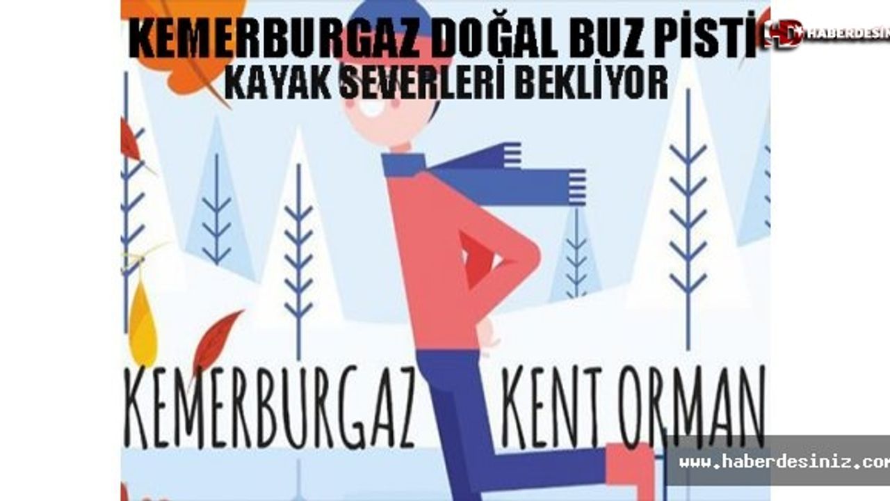 Kemerburğaz Doğal Buz Pisti, Kayak Severleri Bekliyor
