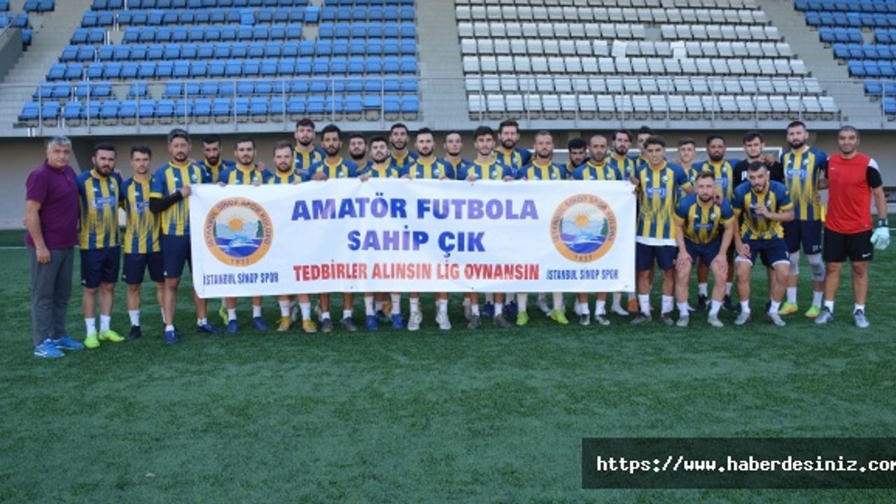 İstanbul Sinop spor'dan amatör futbolculara destek