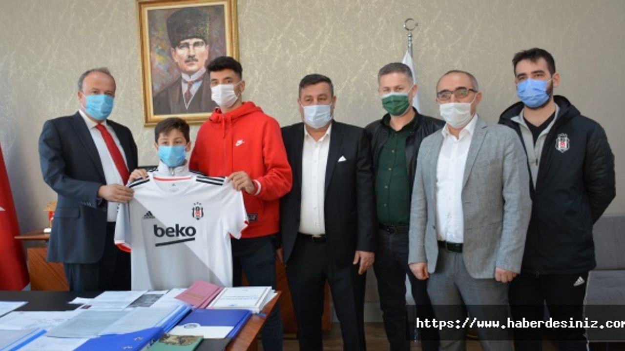 Avcıların Parlayan yıldızlarından Belediye  Başkanı Hançerliye ziyaret