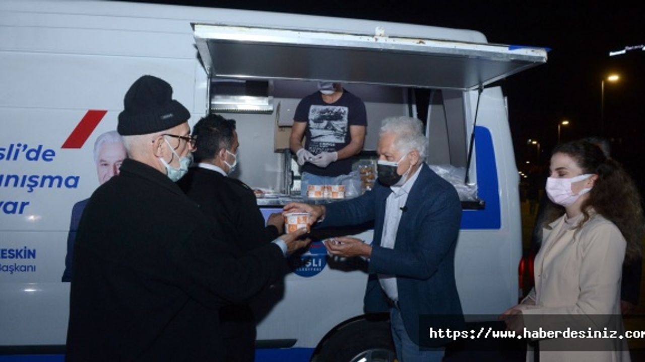 Şişli’de sıcak çorba dağıtımı