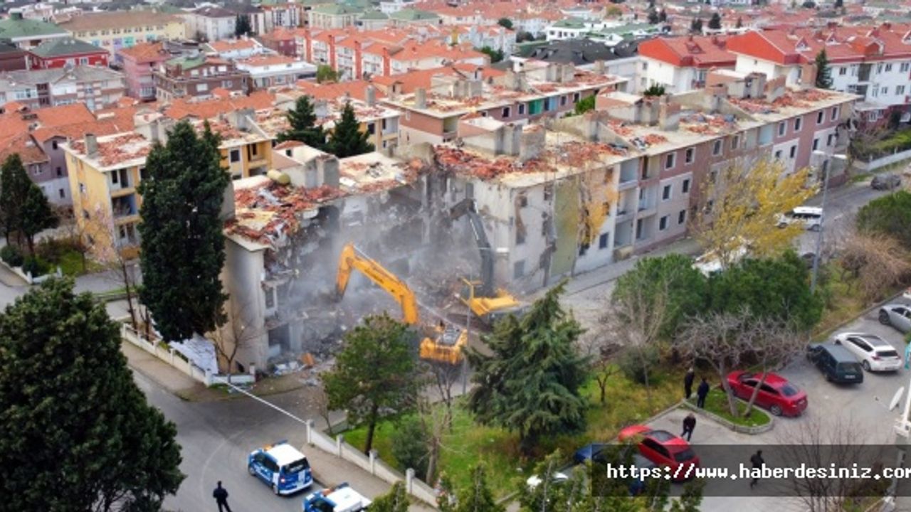 Büyükçekmece’de deprem kabusu son buluyor