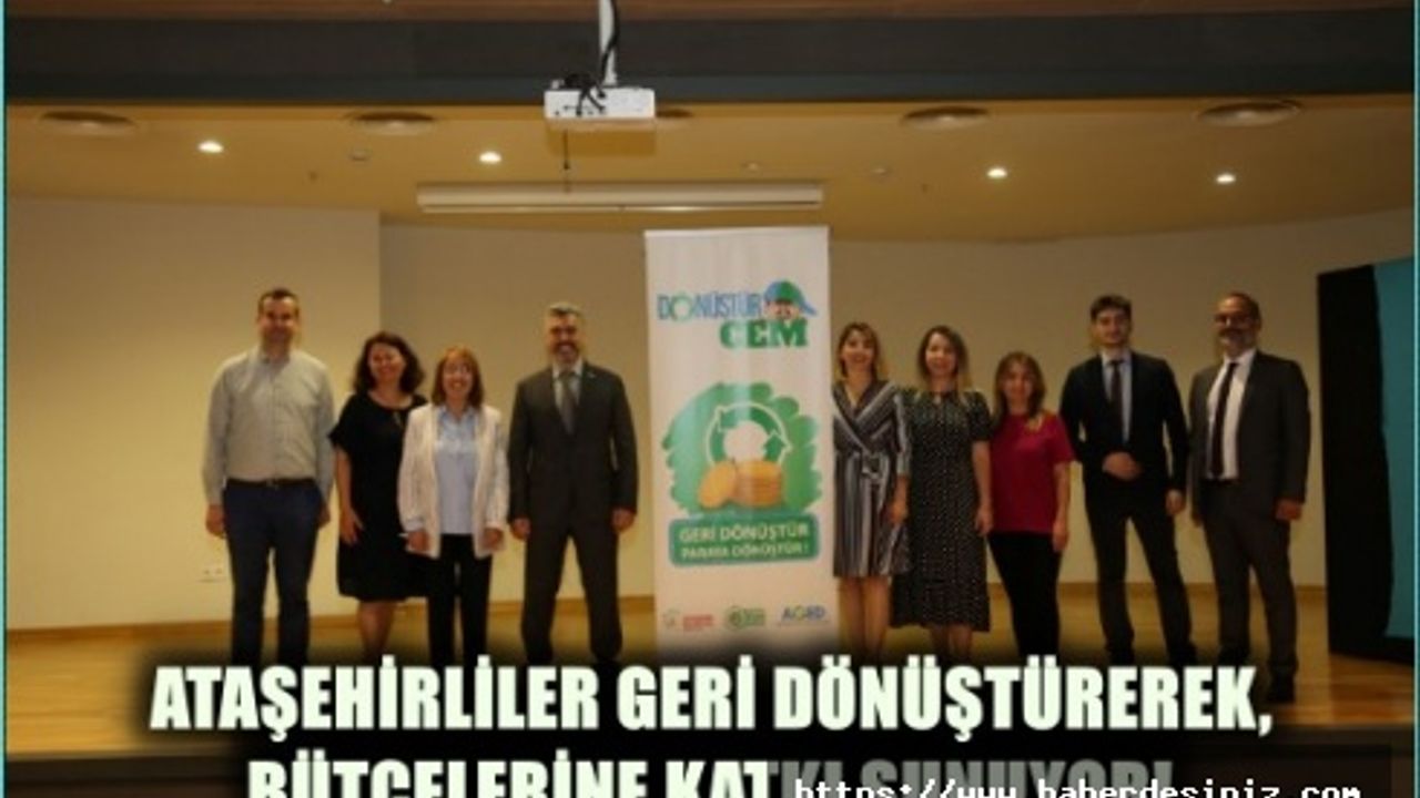 ATAŞEHİRLİLER GERİ DÖNÜŞTÜREREK, BÜTÇELERİNE KATKI SUNUYOR!