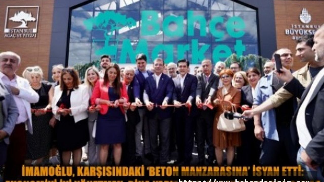 İMAMOĞLU, KARŞISINDAKİ ‘BETON MANZARASINA’ İSYAN ETTİ:  EKONOMİYİ İYİ YÖNETMEK, BİNA YAPMAKLA, SARAY YAPMAKLA OLMAZ