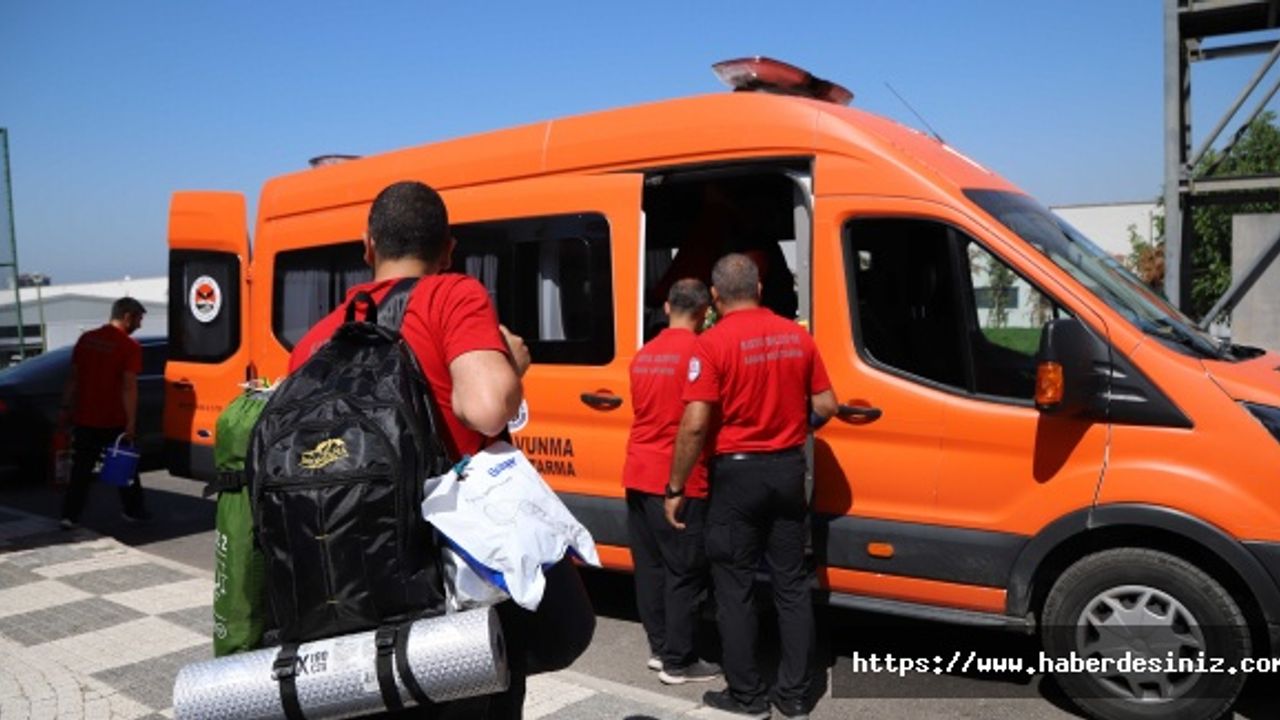 Kartal Belediyesi Sivil Savunma Uzmanlığı Ekipleri Marmaris Yangını İçin Yola Çıktı