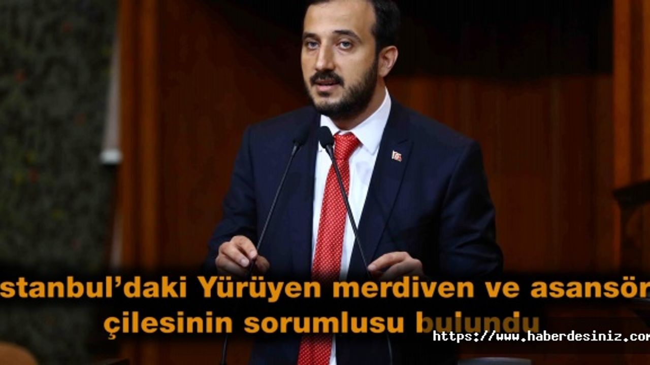 İstanbul’daki Yürüyen merdiven ve asansör çilesinin sorumlusu bulundu