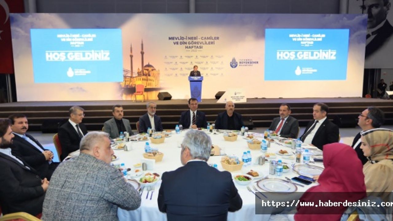 İmamoğlu 600 din görevlisiyle bir araya geldi