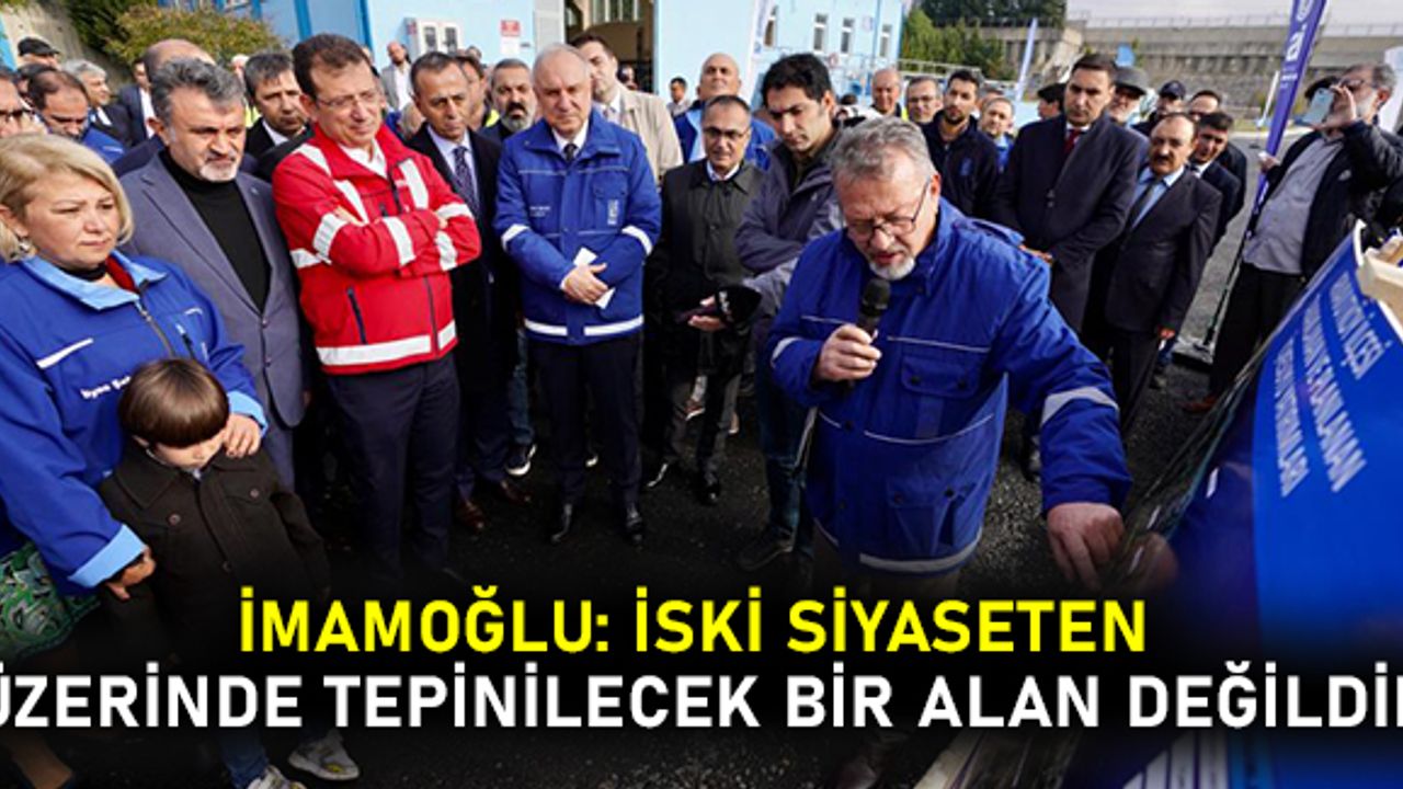 İmamoğlu: İski siyaseten üzerinde tepinilecek bir alan değildir