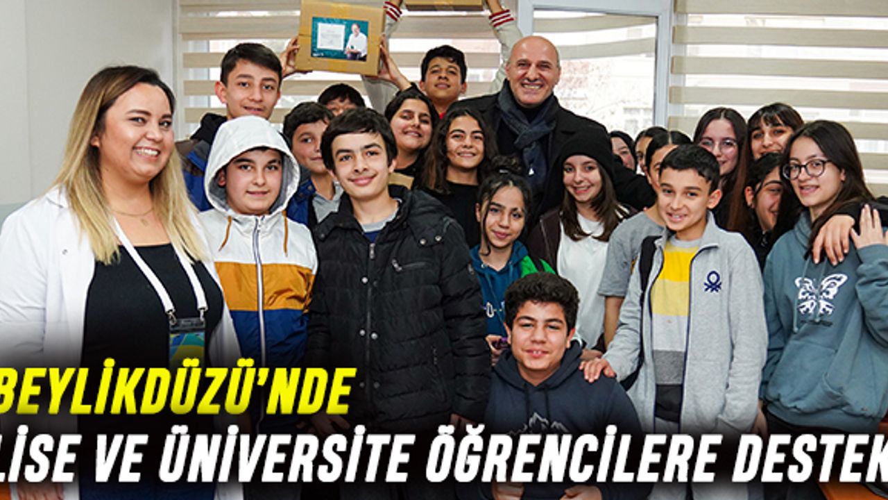 Beylikdüzü'nde lise ve üniversite öğrencilere destek