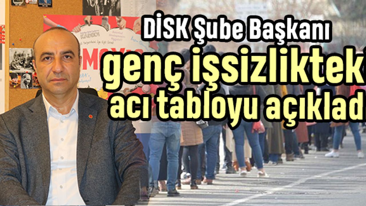 Adil Çiftçi, genç işsizlikteki acı tabloyu açıkladı