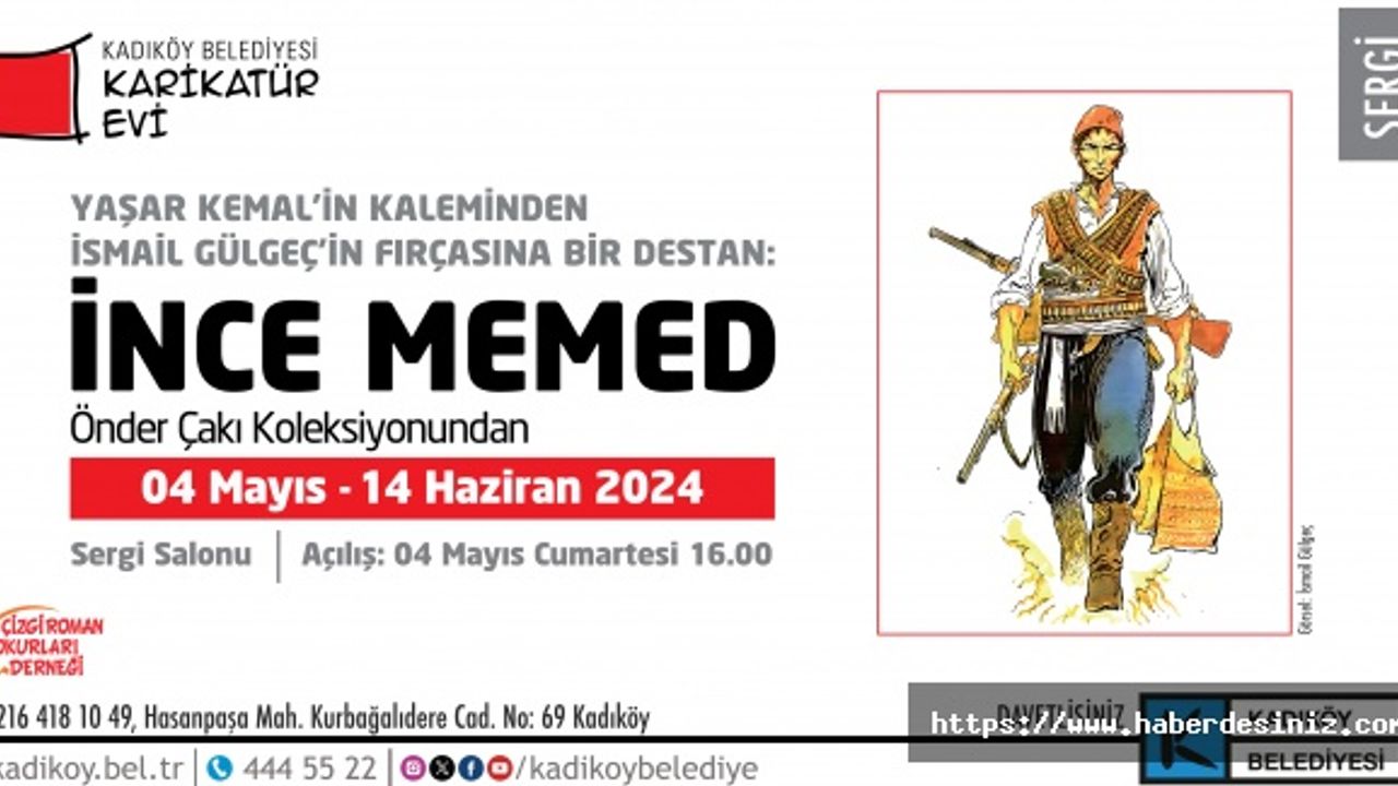 Kadıköy'de İnce Memed'in Çizgi Dünyası: Karikatür Sergisi Açılıyor