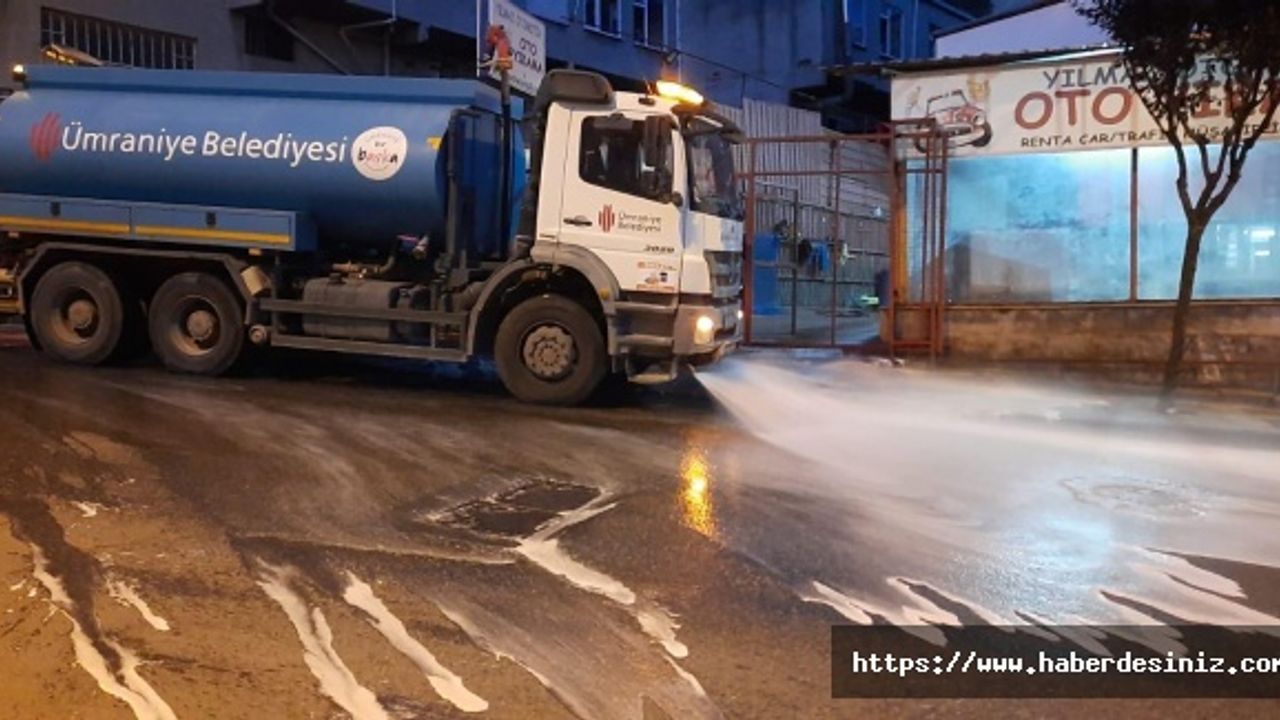 Ümraniye’de Kurban Bayramı Sonrası Kapsamlı Temizlik Seferberliği