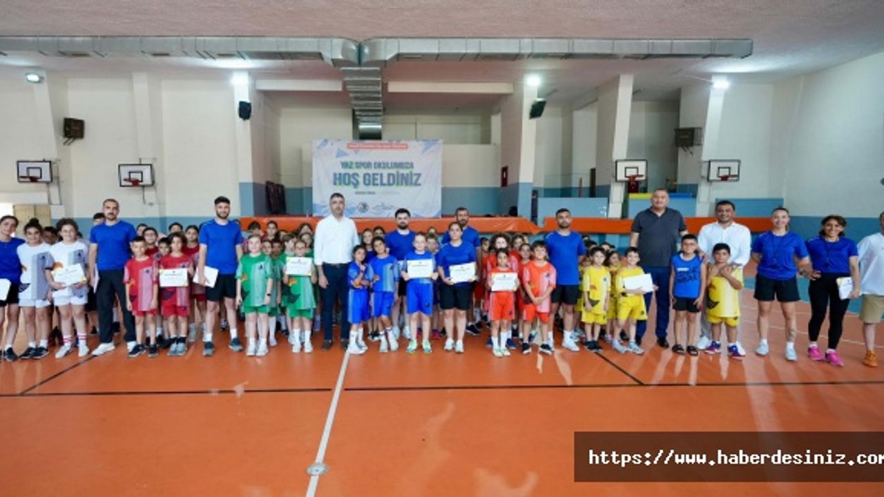 Ücretsiz Yaz Spor Okulu'na Yoğun Katılım