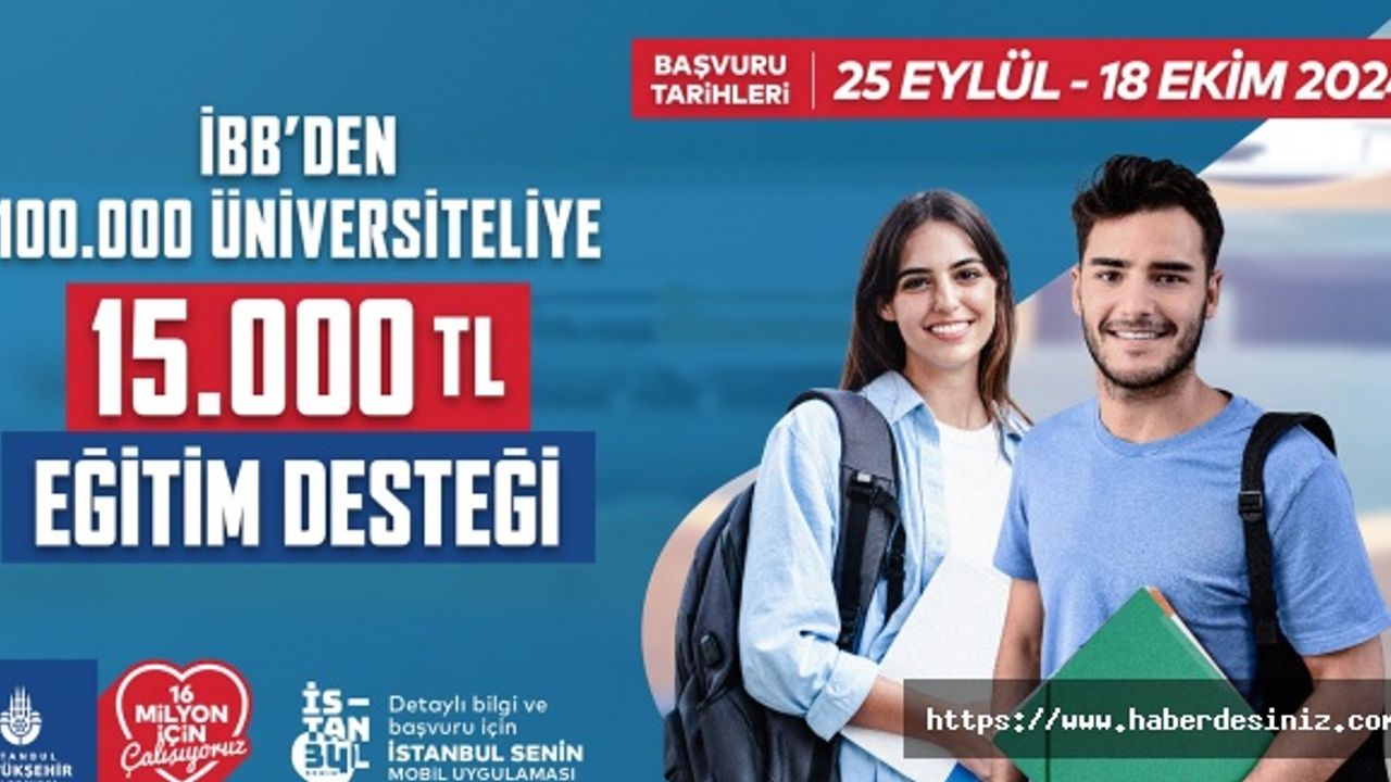 'Genç Üniversiteli Eğitim Desteği'ne başvurular başladı