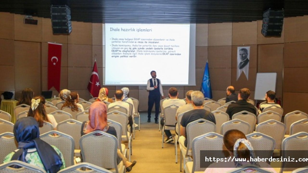 Küçükçekmece'de personele ihale mevzuatı eğitimi