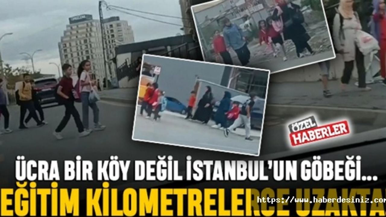 Yollarda perişan olup okula varıyorlar
