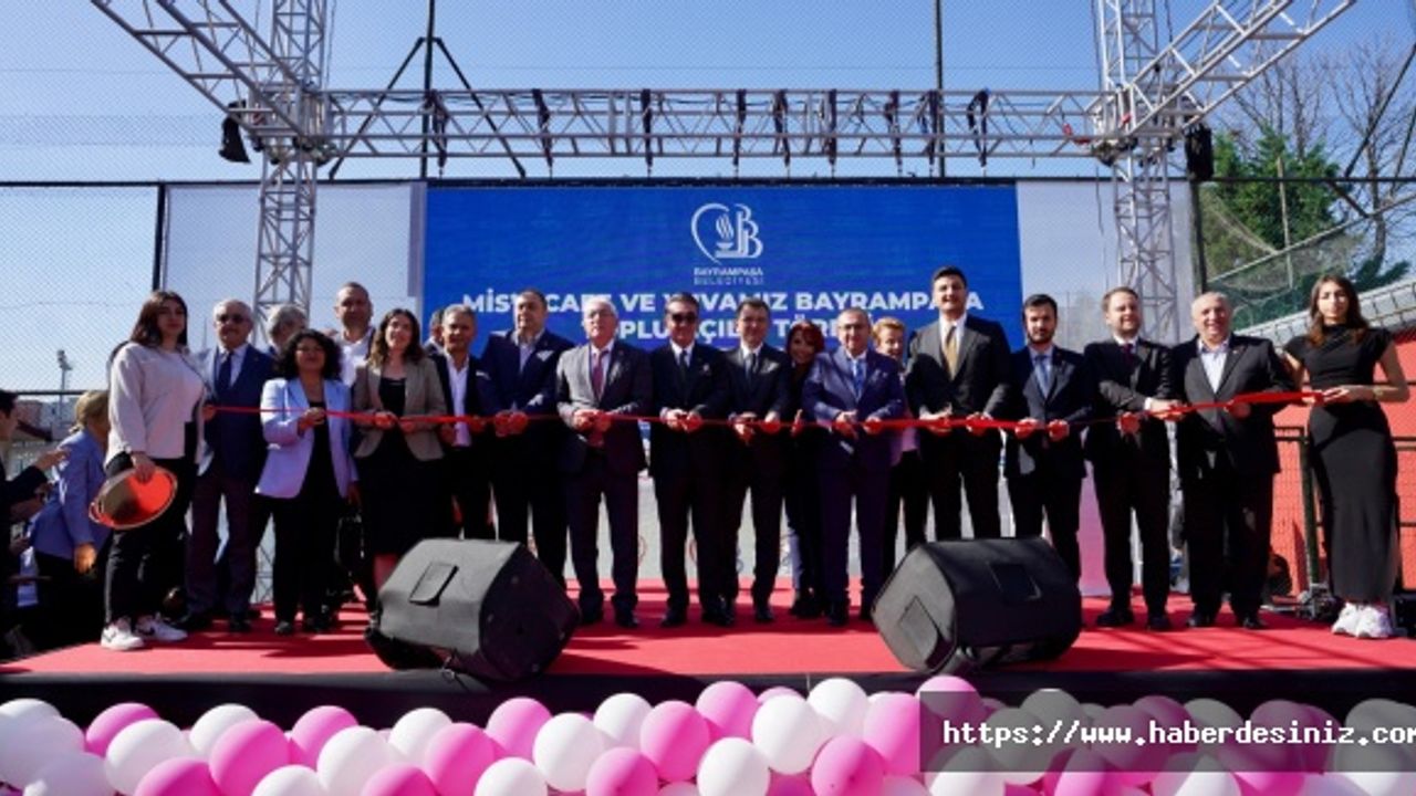 BAYRAMPAŞA BELEDİYESİ’NDE TOPLU AÇILIŞ TÖRENİ