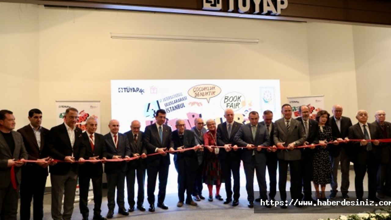 TÜYAP Uluslararası İstanbul Kitap Fuarı 41. kez kapılarını açtı
