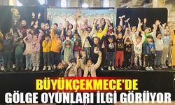 Büyükçekmece'de gölge oyunları ilgi görüyor